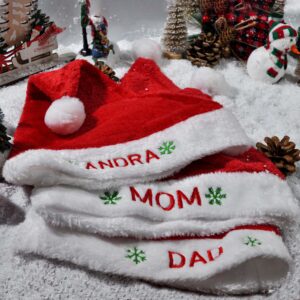 Kapuç festiv i personalizuar me qëndisje christmas hat embroidery - chistmas cap - kapuc per vitin e ri - kapuc i personalizuar - kapuc me qendisje - kapuc i personalizuar